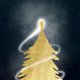 Kerst - gouden kerstboom