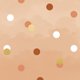 Uitnodiging inhaalfeestje confetti beige