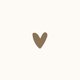 Trouwen minimalistisch beige met bruin streep
