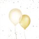 Wit met ballonnen