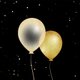 Zwart met ballonnen