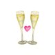 Jubileum champagneglazen