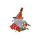 Kerst champagne takken