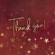 Thank you - rood met sterren