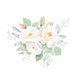 Trouwen - Witte rozen-Eucalyptus