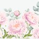 Uitnodiging - roze pioenrozen