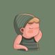baby hofd groen