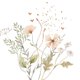 Sluitzegel lichte veldbloemen