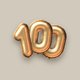 zegel 100 jaar ballonnen