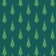 zegel kerstbomen LP groen