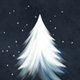 witte kerstboom