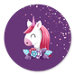 Unicorn met confetti