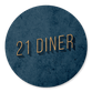 21 diner donkerblauw