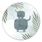 Olifant broertje jungle met waterverf