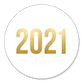 2021 gold auf weiß