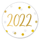 2022 gold-weiss Konfetti