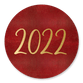 2022 Gold auf rot I