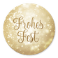 Frohes Fest gold