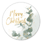 Eucalyptus en gouden Merry Christmas