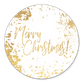 Gouden structuur en Merry Christmas