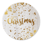 Kerst - Hout, gouden spetters en Merry Christmas