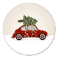 Volkswagen met Kerstboom Licht