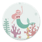 Zeemeermin met plantjes