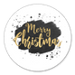 Kerst - Zwarte verf en gouden Merry Christmas