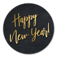 Happy New Year - Zwart