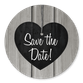 Save The Date - houten hart