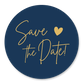 Save the Date dunkelblau