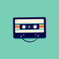 Sluitzegel retro cassette