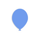 Grafische blauwe ballon