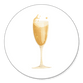 Sluitzegel champagne glas