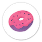 Sluitzegel donut roze paars