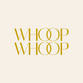 Klassieke typografie whoop goud