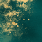 Waterverf sterretjes zeegroen