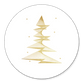 Sluitzegel kerstboom grafisch