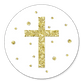Sluitzegel kruis goud