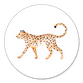 Sluitzegel luipaard waterverf