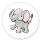 Sluitzegel olifant cartoon