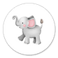 Sluitzegel olifant roze wangen