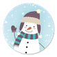 Sneeuwpop - aftelkalender