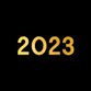 2023 goud op zwart