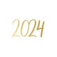 2024 - goud op wit