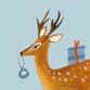 Christmas_deer_blue