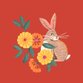 New Year_Chinese_rabbit_red