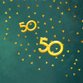 CreA_sluitzegel 50 confetti goud groen
