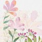 Geboren - bloemen/blad waterverf