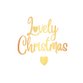 Kerst sticker Lovely Christmas